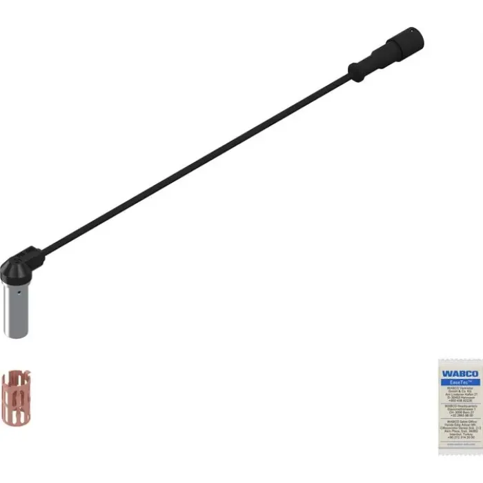 ABS Sensörü Ön Kampana Tip ( 2000 Mm )( Spiral Korumali ) Mercedes Axor 4140 Actros | WABCO 4410329672 | OEM 0015428718-1518008-1517455-0015428218-0015423418