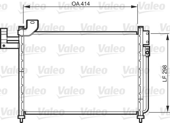 Klima Radyatoru Mazda 323 98>01 | VALEO 818088 | OEM BJ3A61480A BJ3A61480