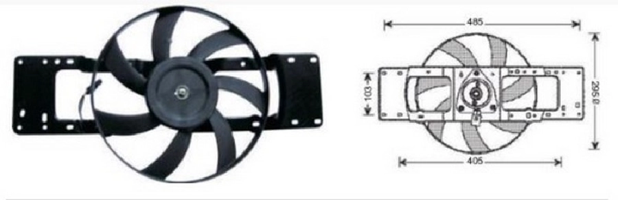 Fan Motoru Reno Clio 1990-1999 1,4-1,8 | OEM RFM1532