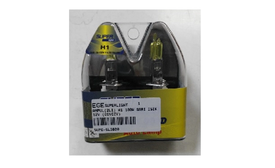 Ampul (2Lİ) H1 100W Sarı Işık 12V (Civciv) SL3600 | OEM SL3600