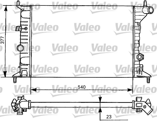 Motor Radyatoru Vectra B 1,6 / 1,8 / 2,0 (16LZ2) | VALEO 731525 | OEM 90528302