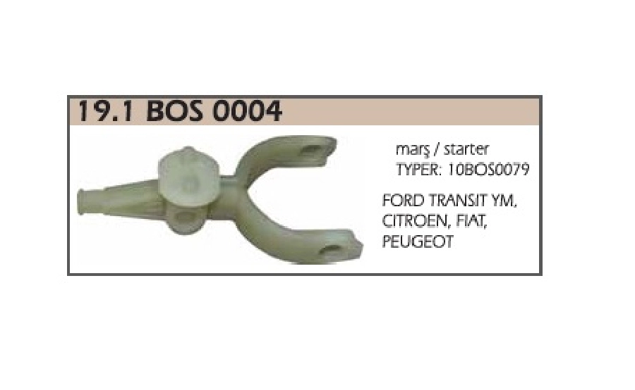 Marş Çatalı Ford Transit Yeni Model, Citroen, Fiat, Peugeot, Marş: Typer 10BOS0079 | OEM 19.1BOS0004