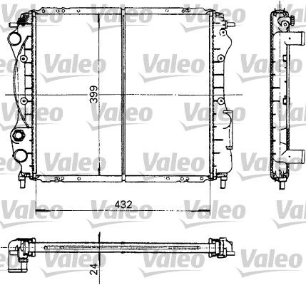 Motor Radyatoru Clio 1,2 R19 1,4 | VALEO 730181 | OEM 7700806575