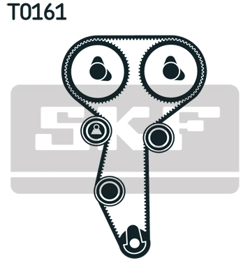 Eksantrik Gergi Kiti (128X270) Laguna 1.8 16V (98 01) Megane 2.0 16V (99 ) / (F4P F4R F5R) | SKF VKMA 06109 | OEM 7701471367