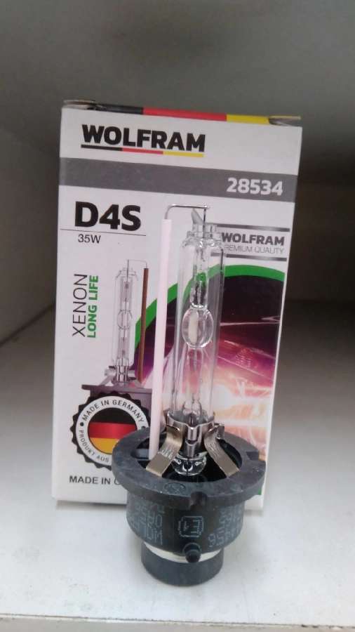 Ampul 12V D4S 35W P32d-5 Xenarc 4300K Uzun Ömür Beyaz Çubuk | OEM 28534