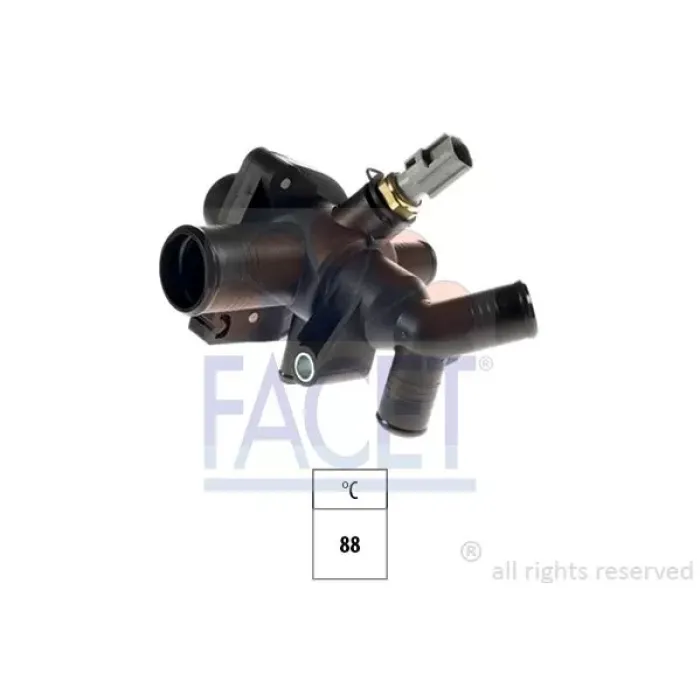 Termostat Govdesi Komple ( Arkadan Ceker - Musurlu ) Transit V347 – V363 2.2 11> | FACET 7.7948 | OEM BK3Q 8A586 AB 1731782