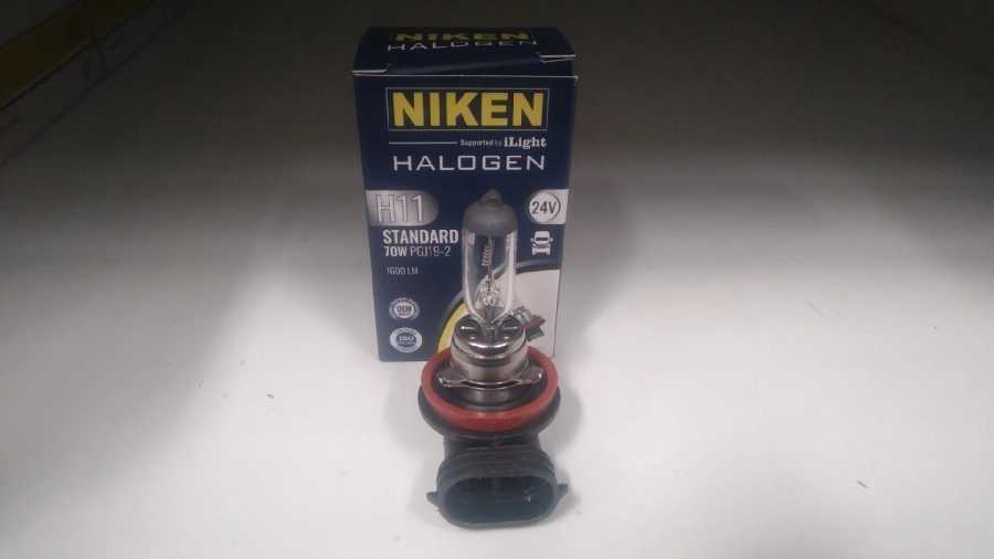 Ampul 24V H11 70W Halojen Ampul PGJ19-2 | OEM 0620020109