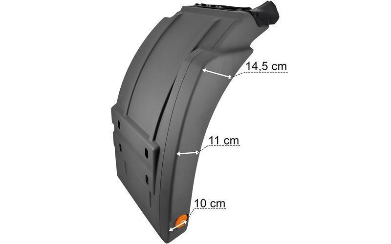 Ön Teker Arka Çamurluk Actros MP2, MP3 Sağ - Boş Filesiz | OEM 9438800406