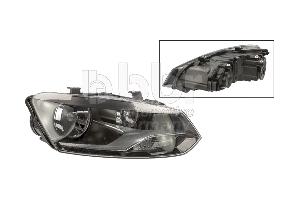 Far Komple Sag Elektrikli Polo VI 09> | WAGENBURG 6R1941008E | OEM 6R1941008F 6R1941008F 6R1941008E 6R1941008E