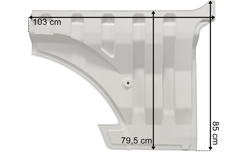 Ayakkabılık TGX Euro 6 Sağ | OEM 81626100079