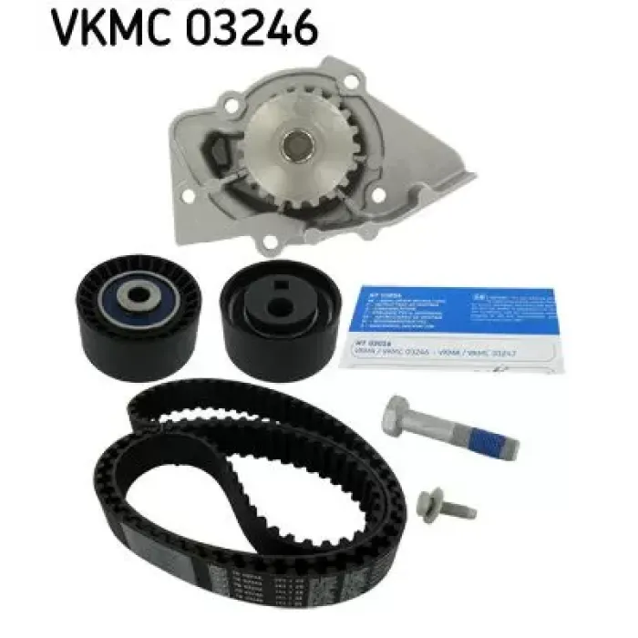 Tryger Set+Su Pompasi (Devyrdaym) Evasion Xantia Xsara Jumpy Expert P306 P406 Boxer 2 Jumper 2 Ducato 2 C5 DW10TD (2,0HDI) / (141 Dis Kayis) | SKF VKMC03246 | OEM
