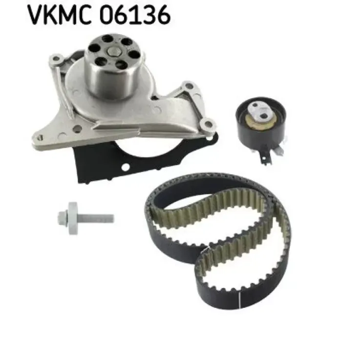Eksantrik Gergi Kiti (Devirdaimli) Renault Kangoo Megane III 08> Scenic III 09> Fluence 10> Clio IV 12> , Mercedes W176 12>18 W246 13>18 Citan 415 12> C117 13>18 C118 19> W177 18> | SKF VKMC 06136 | OEM A6082001000 A6082001000 A6079930597 A6079930597