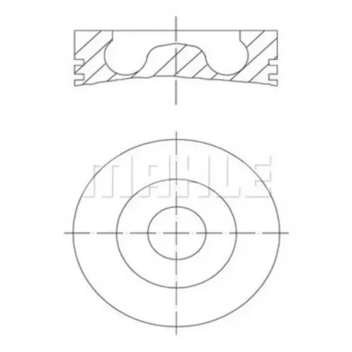 Piston+Segman 86,50MM 0,50 (-20) Boxer III Jumper III 22DT Puma Transit V347 Mondeo Duratorq 2,2 TDCI 120PS / 130PS / 150PS Mondeo 06 /> | MAHLE 0160721 | OEM 6C1Q 6110 AAB 0628S6 0628S7 0628S8 0628S6 0628S7 0628S8