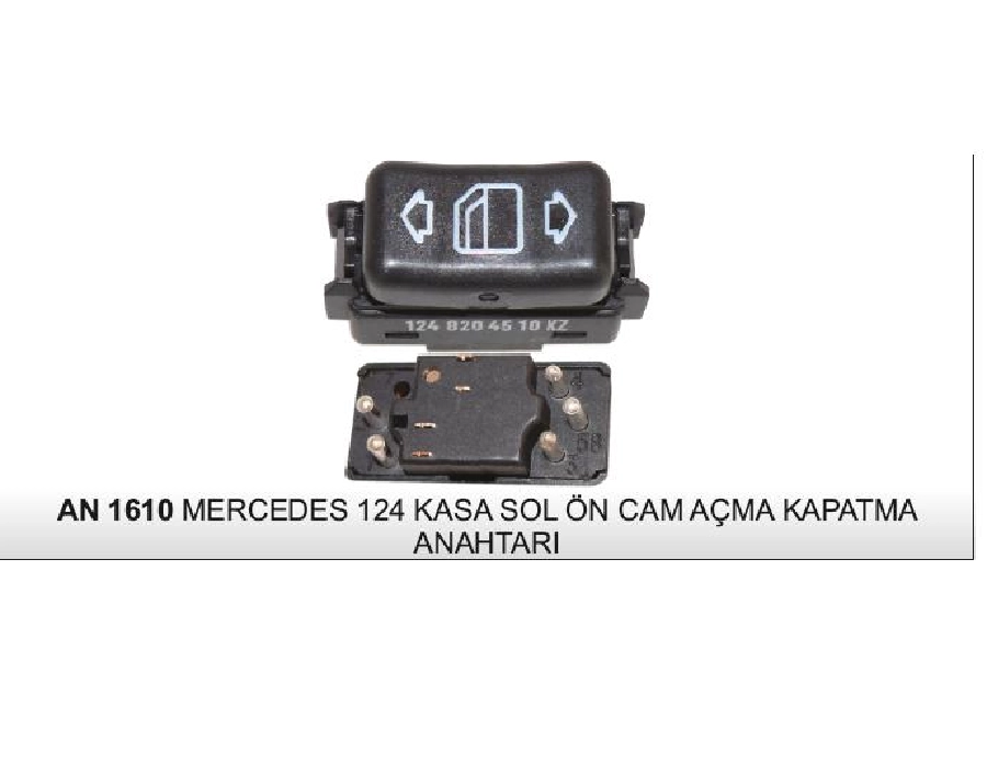 Cam Anahtarı Mercedes 124 Sol Ön 5 AN502 | OEM AN1610