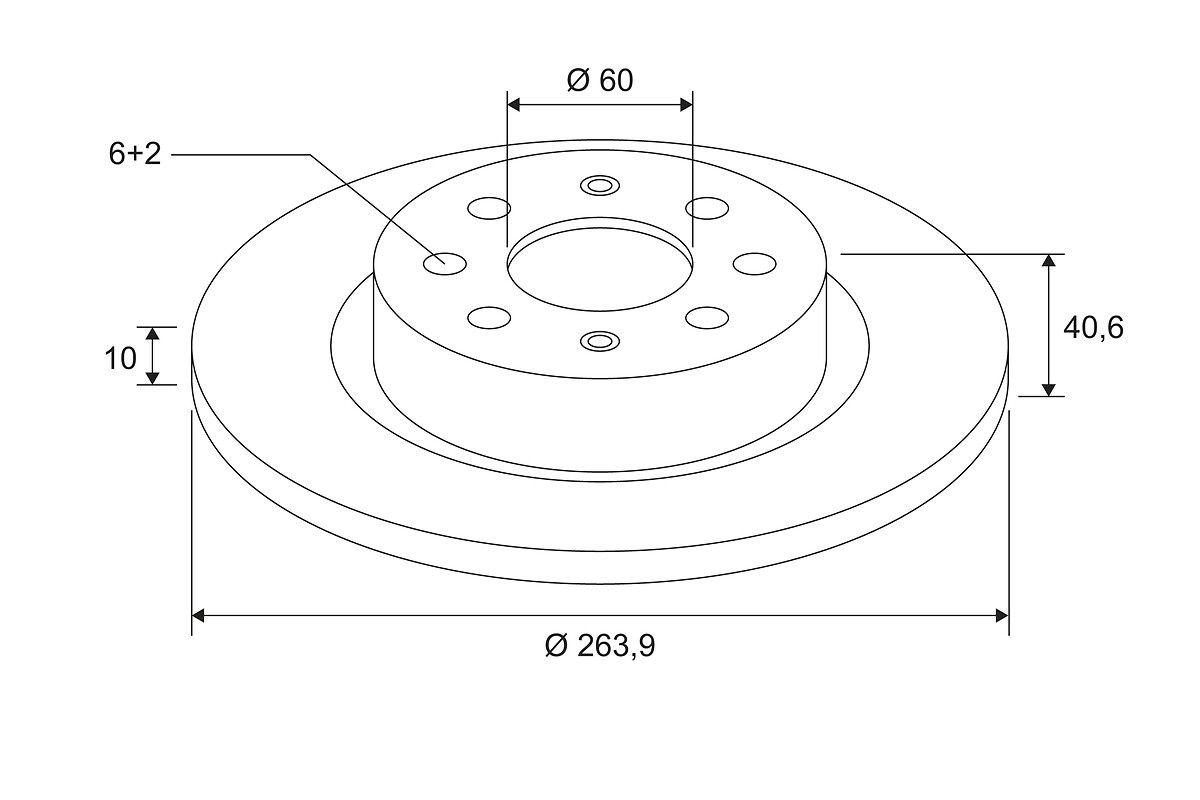 Arka Fren Diski Fiat Grande Punto Punto Evo 1.2 1.3 1.4 T-Jet 05> Opel Corsa E 1.0 1.3 CDTI 1.4 14> | VALEO 197008 | OEM 55700592 55700592 93167282 93167282