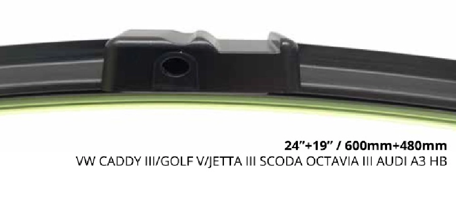 Silgi Paleti (2 Adet) 600 ve 480mm MUZ2 - Caddy (2004-2010) Golf V Hb (2003-2005) Jetta V (2005-2006 | OEM RB2122