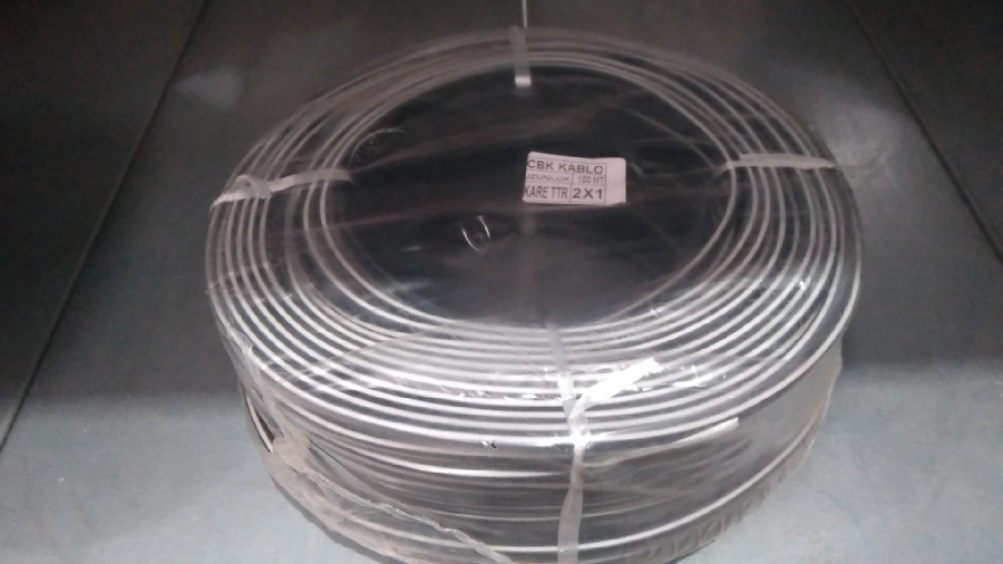 Kablo Ttr 2X1 Yassı Beyaz Köşeli Cca | OEM 07252