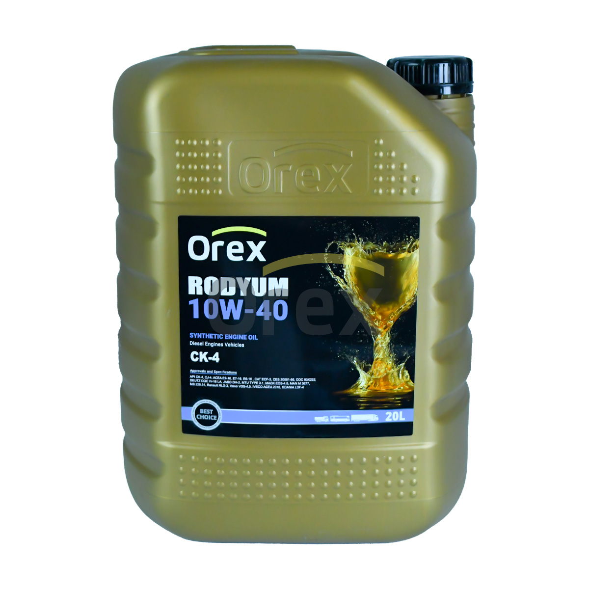 Rodyum Engine Oil 10W-40 DPF Sentetık Ck-4, 20 Lt (Bidon) Gtip:2710.1981.0000