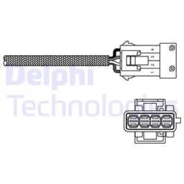 Oksijen Sensoru P206 P207 P307 P406 Picasso C2 C3 C4 Berlingo Xsara Scudo Saxo 1,4 1,6 | DELPHI ES10795-12B1 | OEM 161848