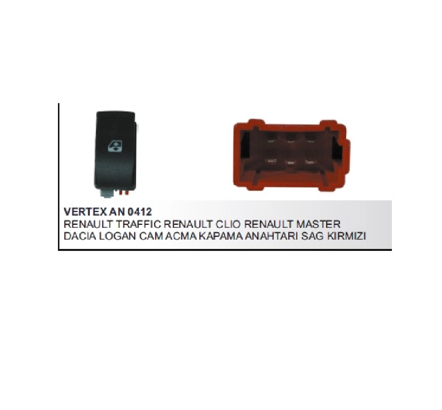 Cam Anahtarı Master Sol Tekli - Kı AN716 | OEM AN0412