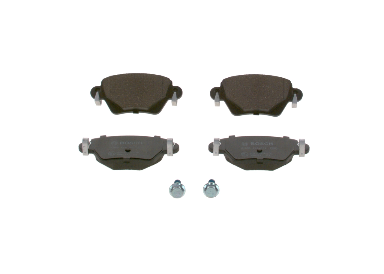 Arka Fren Balatasi Mondeo 3 00>04 Jaguar 10 Type S Type Xj Type 03>09 | BOSCH 0986424671 | OEM 1S7J 2M008 BA 7701207187