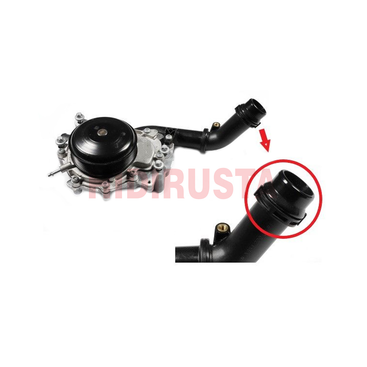 Devirdaim(Borulu Tip) M651 204, 212, 221, Glk, 447 Vito | OEM A6512004801