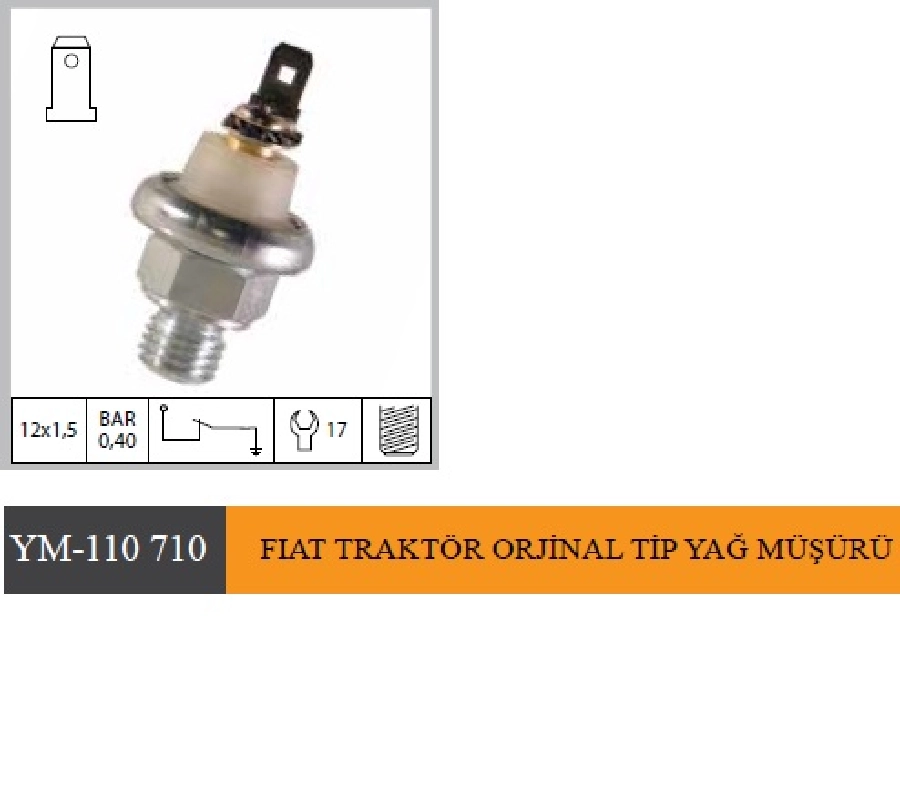 Fiat Traktör Yeni Model Yağ Müşürü Orjinal Tip-Fiat 50NC Yeni Model YM110666-YM110709 | OEM YM-110710