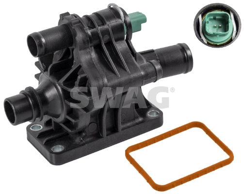 Termostat Yuvasi Komple Partner II P307 YM P206 Expert III P207 P308 P407 C4 C5 II Jumpy III C3 II Berlingo II C4 Picasso Xsara Picasso C3 DV6 (1,6HDI 8V) Focus - C Max 1.6TDCI 03> Volvo S40 - V50 - C30 - S80 - V70 | SWAG 62936036 | OEM 3M5Q 8A586