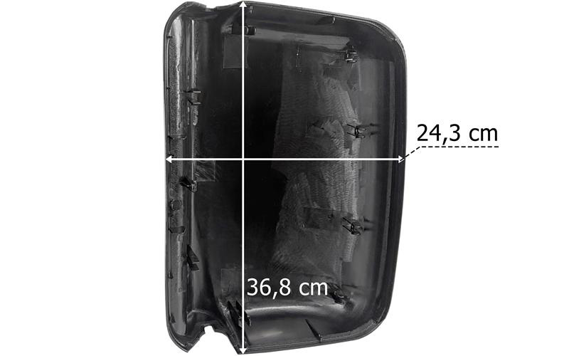 Ayna Büyük Kapak Siyah Sol-Sağ Renault | OEM 7420903880