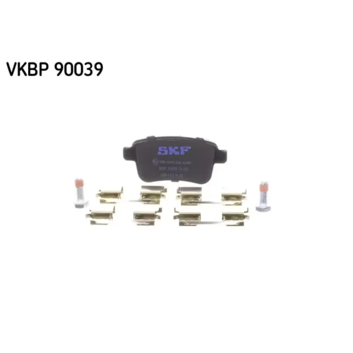 Arka Fren Balatasi Kangoo 3 08> Mercedes Citan 13>21 1.2 Tce 1.5 Dci 1.6 | SKF VKBP 90039 | OEM 4154210410