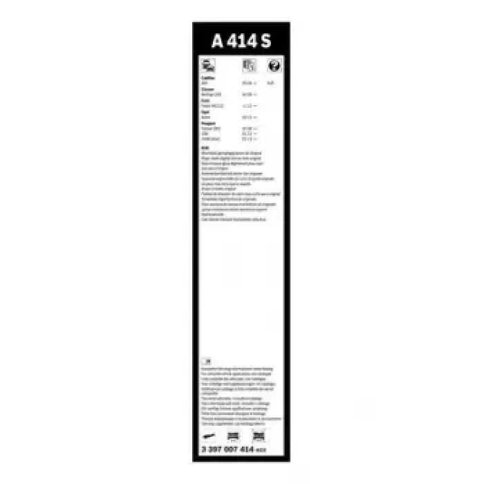 Silecek Supurgesi Takim Aerotwin 2008-208-PARTNER-BERLINGO-C3 Iii-Egea-Fiesta [650 / 400 MM] | BOSCH 3397007414 | OEM 642345 642349