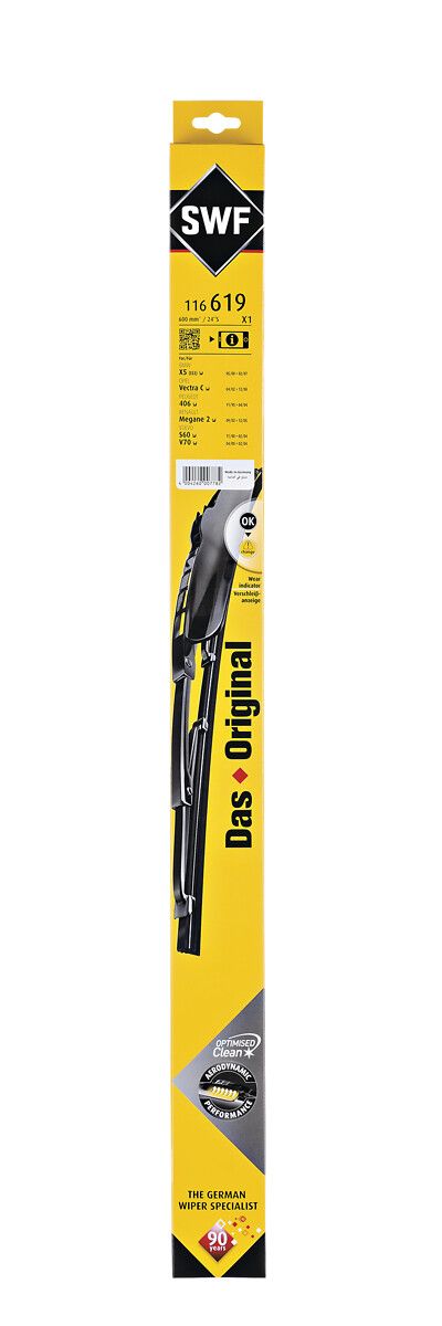 Silecek Supurgesi 600MM Ruzgarlikli Bmw X5 (St) Vectra C (St) P406 (St) Megane II (St) Mercede (Swf) | VALEO 116619 | OEM 1H0955427 1H0955427 1H0998003 1H0998003A 1H0998003 1H0998003A