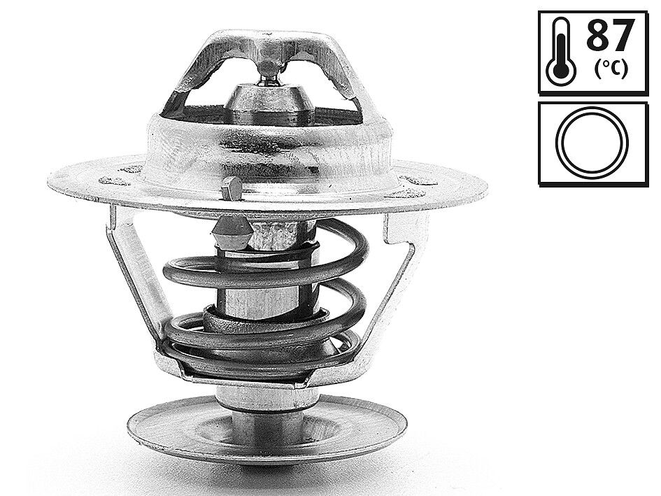 Termostat (87°) A3 A4 A6 Bora Caddy II Golf Jetta II Passat Polo T4 T5 Octavia Cordoba Ibiza Fabia | VALEO 819925 | OEM 032121113 032121113 044121113 044121113
