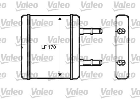 Kalorifer Radyatoru Atos 1998> | VALEO 812396 | OEM 9712302000