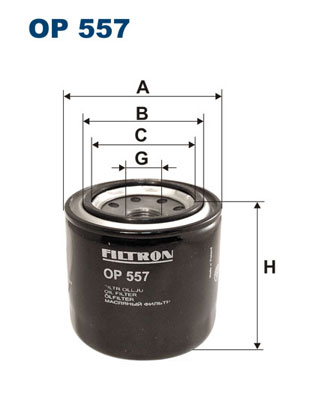 Yag Filtresi Accent Getz Elantra Cerato Rio Ceed Hyundai Kia Tum Benzinli Binekler | FILTRON OP 557 | OEM 2630035500