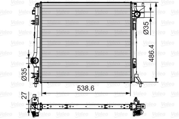 Motor Radyatoru Megane Scenic Laguna 1,6DCI | VALEO 701641 | OEM 214101263R