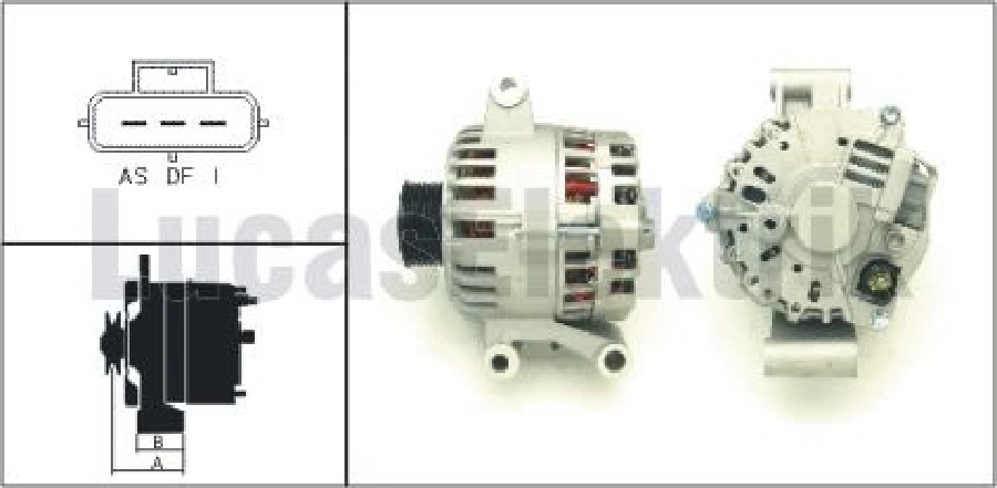 Alternatör 12V 110A Bosch Tipi Ford Transit 2.4i, 4 2.0DI, 7 Kanallı Sabit Kasnak Kısa Tip ( Üç Fişli So | OEM LEA0174