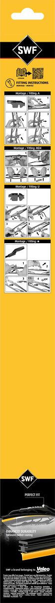 Silecek Supurgesi 575MM (Ad) Fiat Brava, Bravo, Idea, Marea, Panda, Punto (St) / (Swf) | VALEO 116141