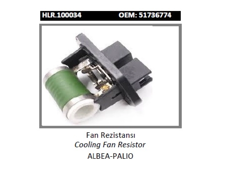 Fan Resistörü - Tempra-Tipo | OEM HLR.100034