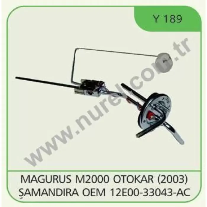 Depo Samandirasi - Otokar / M2000 (2003) / Basak Traktor | NUREL Y 189 | OEM 12E00-33043-AC