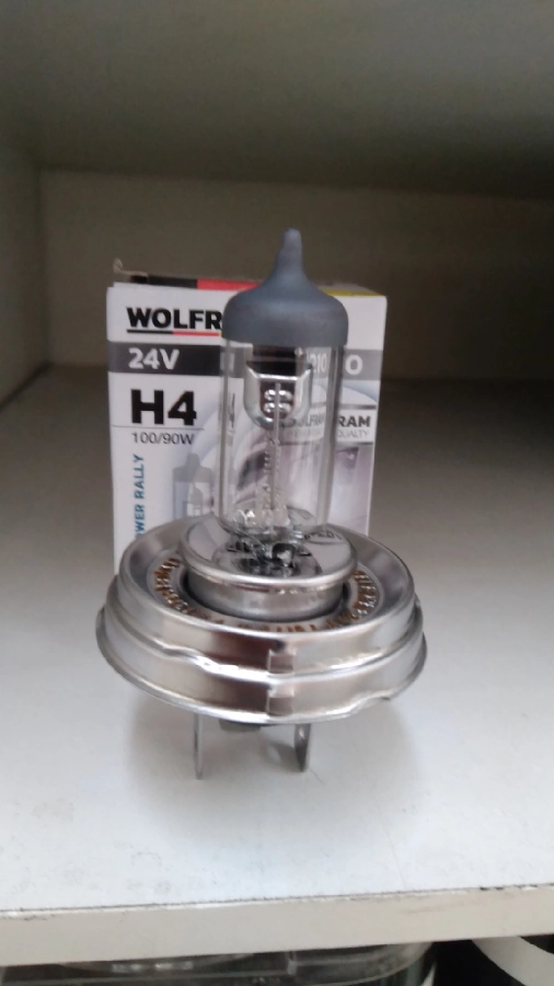 Ampul 24V H4 100, 90W P45t Standart Işık Tablalı P45t | OEM 34210