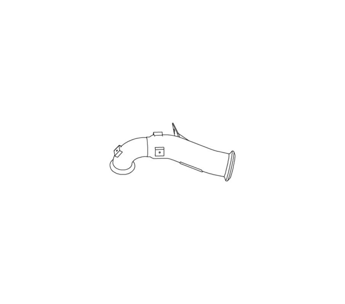 Egzoz Borusu Volvo Fe EU5 | OEM 20753143
