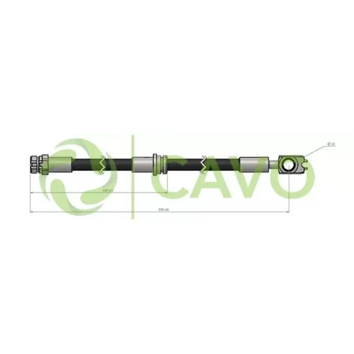 On Fren Hortumu Tiguan 07>18 Q3 12>18 | CAVO C900 641A | OEM 5N0611701 5N0611701 5N0611701A 5N0611701A