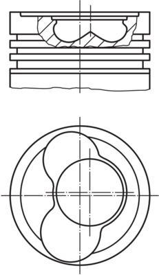 Piston+Segman (79,51mm Std (4 Silindir Motorun 1, 2, Pistonlar) Caddy III Golf IV / V Bora Jetta III Beetle Passat Polo Sharan Touran Alhambra A3 A4 Altea Cordoba Ibiza IV / V Leon Toledo Fabia Octavia Roomster Superb 1,9TDI Anu Atd Avb Avq Bls Bjb