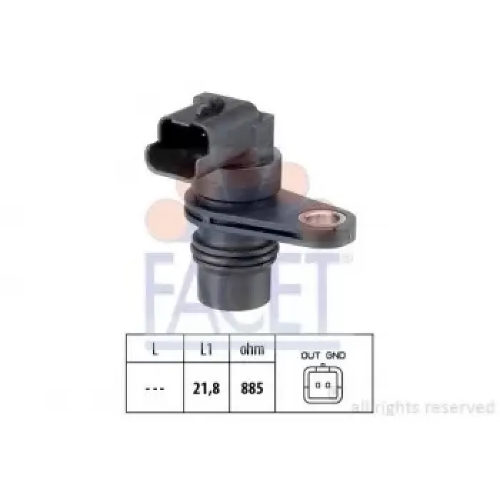 Hiz Sensoru 308 508 Partner Tepe 3008 208 2008 5008 DS5 C3 3 C4 Picasso C4 2 DS4 C3 Picasso DS3 | FACET 9.0487 | OEM 9649191180