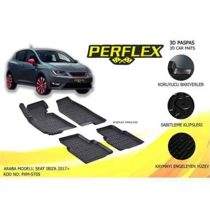 Paspas 3D Havuzlu 10-Mat Ibiza 17 | PERFLEX PXM-ST05