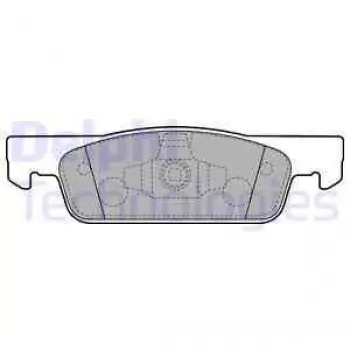 On Fren Balatasi (Tk) Clio 4 12> Logan 2 12> Sandero 2 12> Symbol 2 08> Ince Tip | DELPHI LP2479 | OEM 410602581R 410605612R