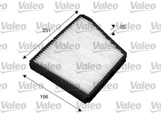 Polen Filtresi Nubira 97>00 | VALEO 698860 | OEM 96190645 96190645 96259613 EC96190645 96259613 EC96190645
