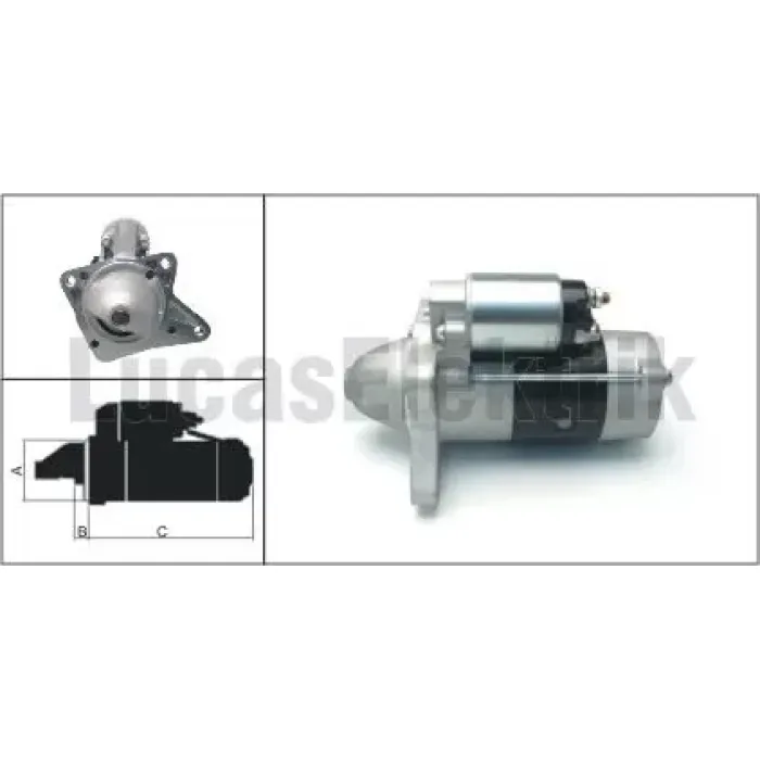 Mars Motoru 12V / 2,2KW / 10 Dis Ford Ranger Mazda B2500 98>04 | LUCAS LES0285 | OEM XM34 11002 CA 4348654