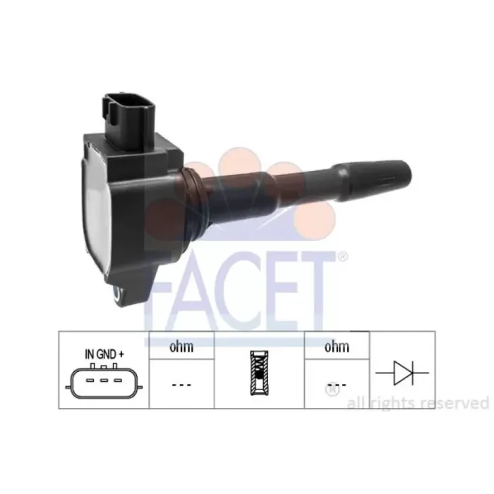Atesleme Bobini Clio 4 Kadjar Megane 3 4 Dokker Lodgy Sandero 2 0.9 Tce 1.2 Tce Mercedes W447 | FACET 9.6513 | OEM 224332428R